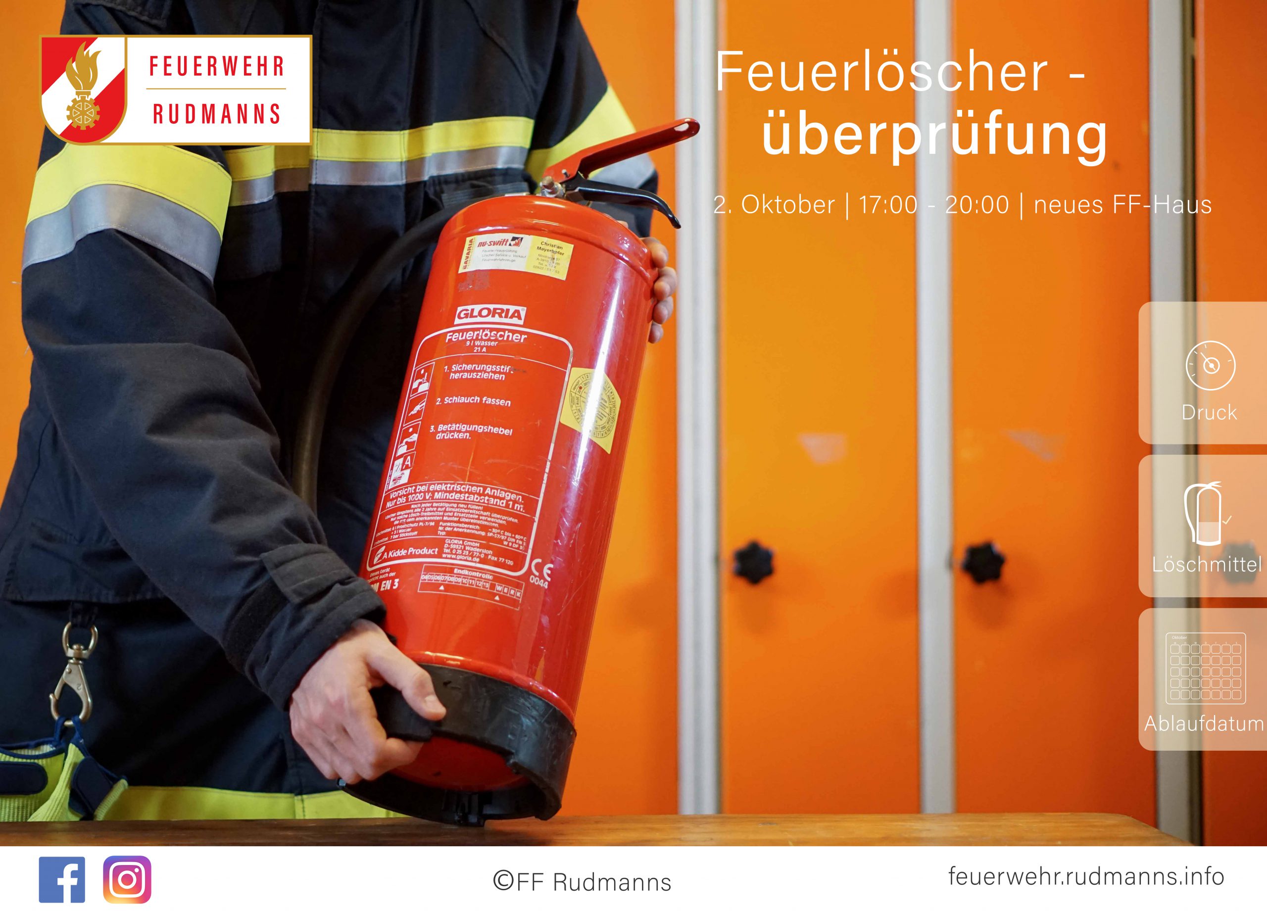 Feuerwehrlöscherüberprüfung