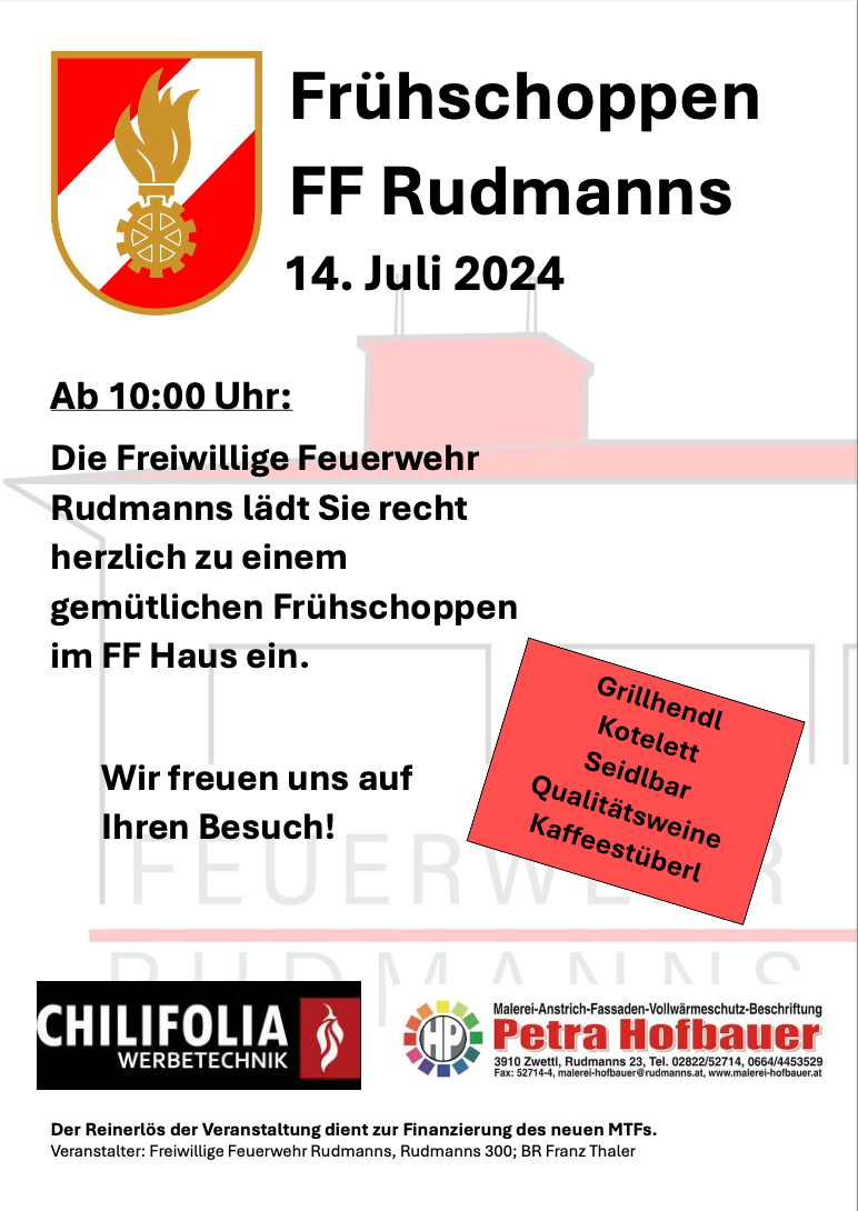 Plakat Frühschoppen 2024